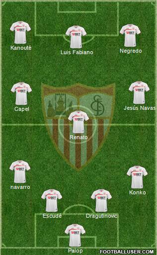 Sevilla F.C., S.A.D. Formation 2011