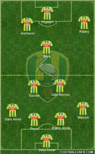 ADO Den Haag Formation 2011