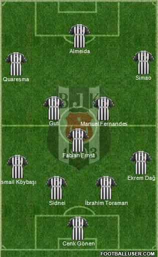 Besiktas JK Formation 2011