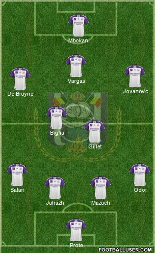 RSC Anderlecht Formation 2011