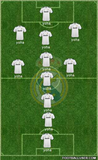 Real Madrid C.F. Formation 2011