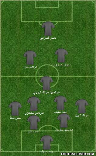 Al-Shabab (KSA) Formation 2011