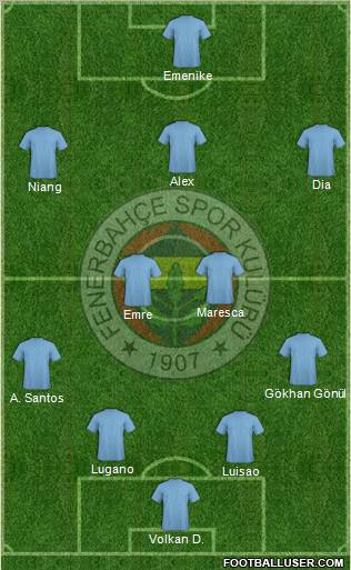 Fenerbahçe SK Formation 2011
