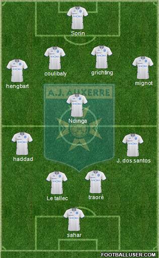 A.J. Auxerre Formation 2011