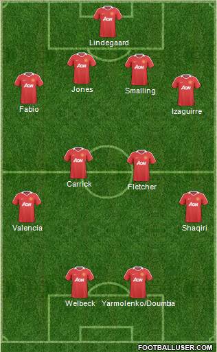 Manchester United Formation 2011