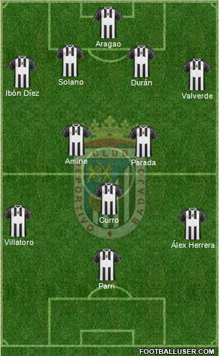 C.D. Badajoz S.A.D. Formation 2011