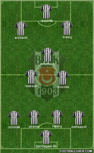 Besiktas JK Formation 2011