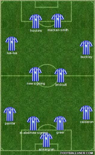 Brighton and Hove Albion Formation 2011
