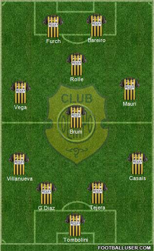 Olimpo de Bahía Blanca football formation