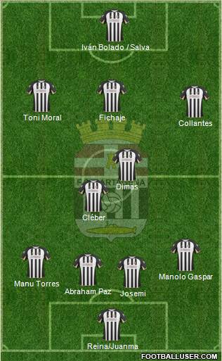 F.C. Cartagena football formation