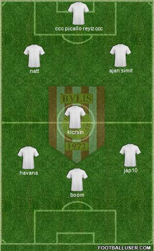 KS Bylis Ballsh 5-4-1 football formation
