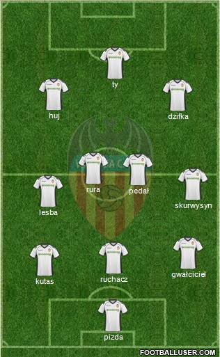Valencia C.F., S.A.D. Formation 2011