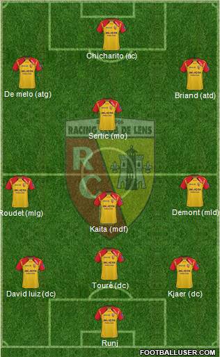 Racing Club de Lens Formation 2011