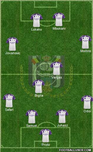 RSC Anderlecht Formation 2011