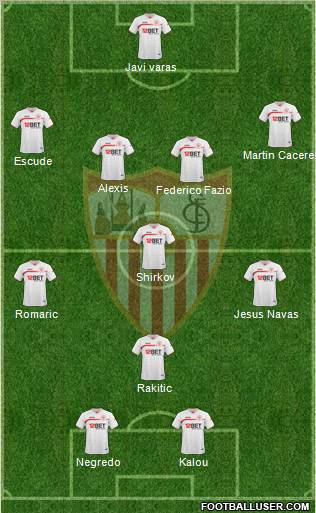 Sevilla F.C., S.A.D. Formation 2011
