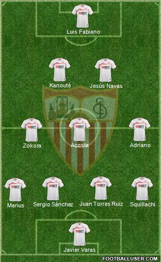 Sevilla F.C., S.A.D. Formation 2011