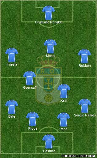 Real Oviedo S.A.D. Formation 2011