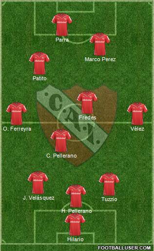 Independiente Formation 2011