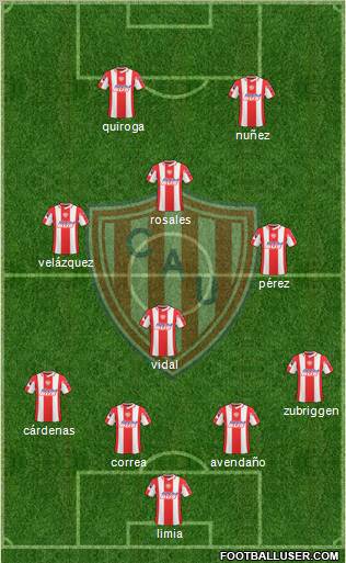Unión de Santa Fe Formation 2011