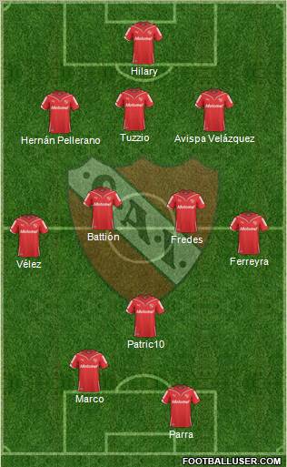 Independiente Formation 2011