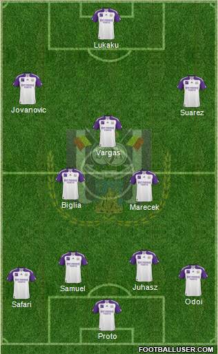 RSC Anderlecht Formation 2011