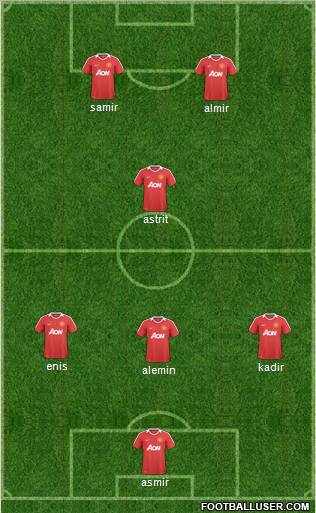 Manchester United Formation 2011