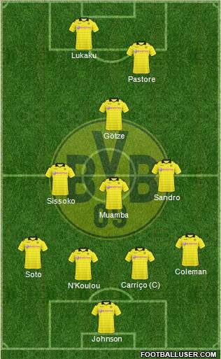 Borussia Dortmund Formation 2011