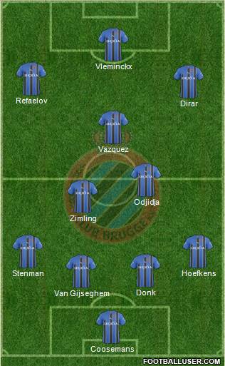 Club Brugge KV Formation 2011