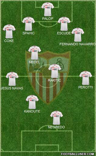 Sevilla F.C., S.A.D. Formation 2011
