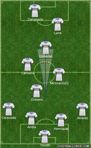 CD Universidad Católica Formation 2011