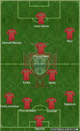 Portugal Formation 2011