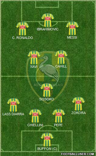 ADO Den Haag Formation 2011
