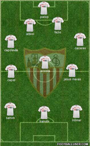 Sevilla F.C., S.A.D. Formation 2011