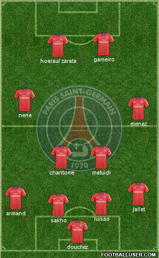 Paris Saint-Germain Formation 2011