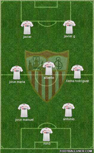 Sevilla F.C., S.A.D. Formation 2011
