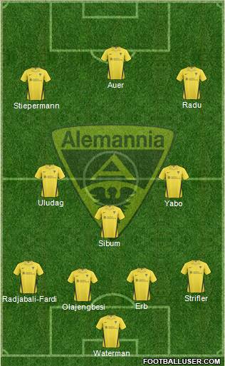 TSV Alemannia Aachen football formation