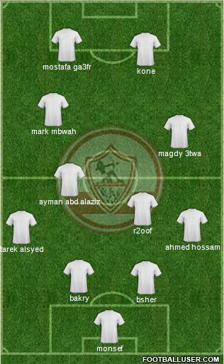 Zamalek Sporting Club Formation 2011