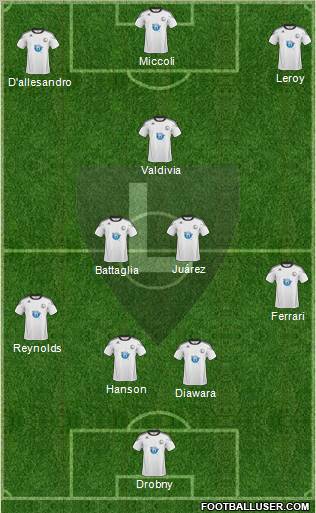 Legia Warszawa Formation 2011