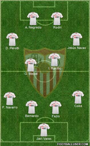 Sevilla F.C., S.A.D. Formation 2011