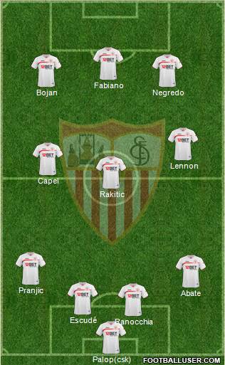 Sevilla F.C., S.A.D. Formation 2011