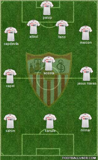 Sevilla F.C., S.A.D. Formation 2011