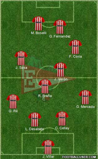 Estudiantes de La Plata Formation 2011