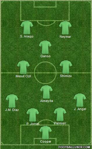 Pro Evolution Soccer Team Formation 2011
