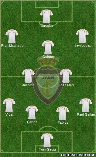 Real Jaén C.F. Formation 2011