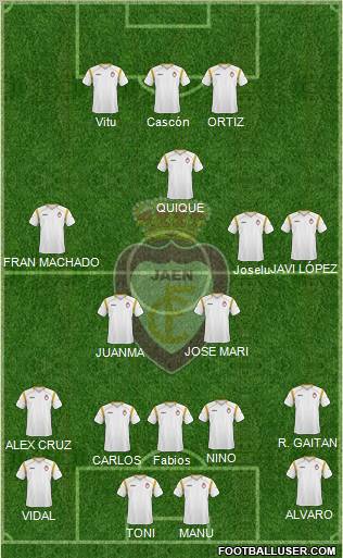 Real Jaén C.F. Formation 2011