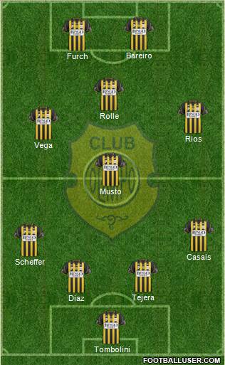 Olimpo de Bahía Blanca football formation