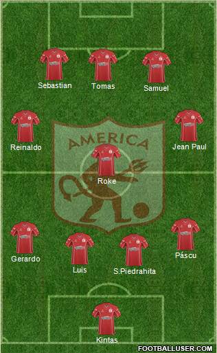 CD América de Cali Formation 2011