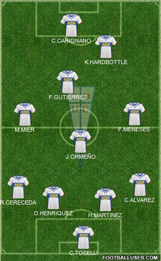 CD Universidad Católica Formation 2011