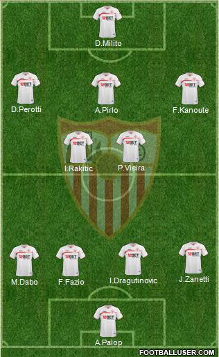Sevilla F.C., S.A.D. Formation 2011