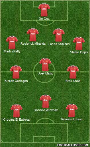 Manchester United Formation 2011